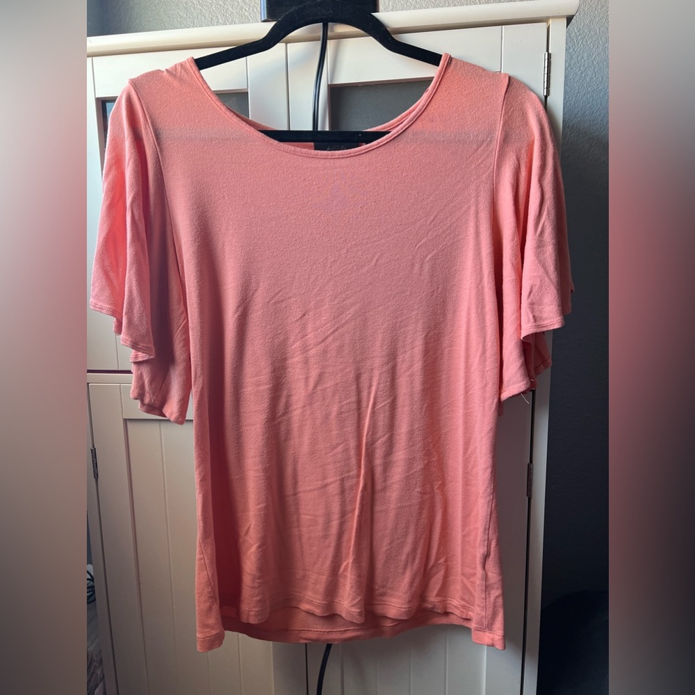 Pink Flowy Blouse